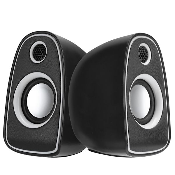 Q5 Bärbar Mini Hi-Fi Digital Högtalare ABS Skrivbord USB 3,5 mm Stereoingång Röstlåda