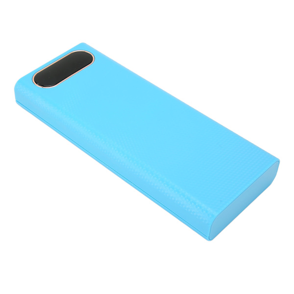 8x21700 batterilåda svetsfri power DIY batteriladdare case med LCD-skärm blå