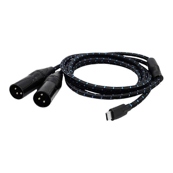 Type C - 2 XLR 3-nastainen Type C - XLR uros-uros USB C - 2 XLR uros 50cm 300cm