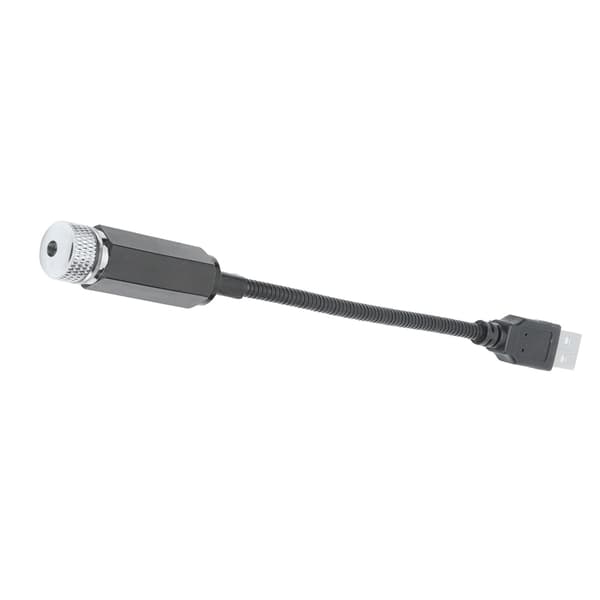 LED takstjernelys Bærbart romantisk bilhimmellys USB-lading for innendørs utendørs lilla blå