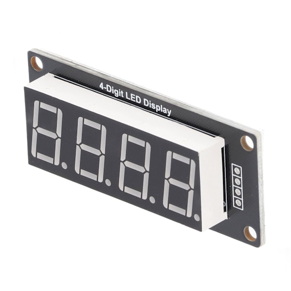 4 stk. LED-segment digitalt displaymodul 4 bit 7 segmenter printkort urmodul 0,56 tommer MRA172D grøn
