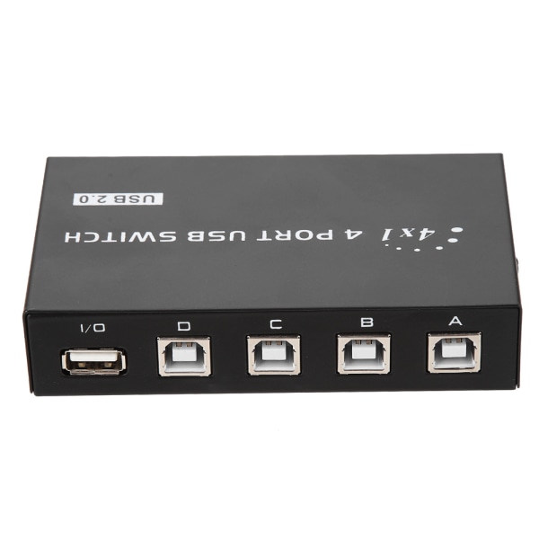 2/4 port USB 2.0 manuel deling switch switcher boks til pc printer scanner (4 port)