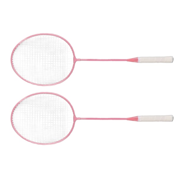 K1134 Badminton Ketsjer Sæt Split Jernlegering Badminton Ketsjer Sæt med Opbevarings Spand Opbevaringspose Pink