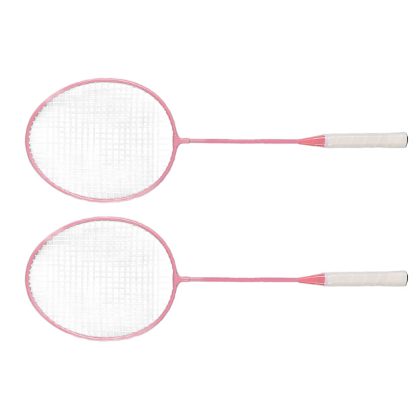 K1134 Badminton Racket Set Split Iron Alloy Badminton Racket Set med förvaringshink Förvaringsväska Rosa