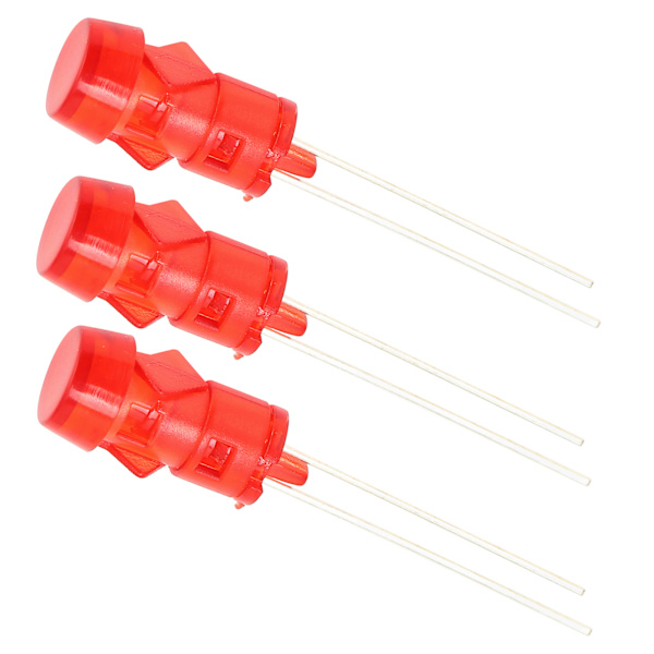 20 st 3 mm DIY LED-diod bärbar ljusdiod för vetenskapligt projekt ExperimentRött ljus