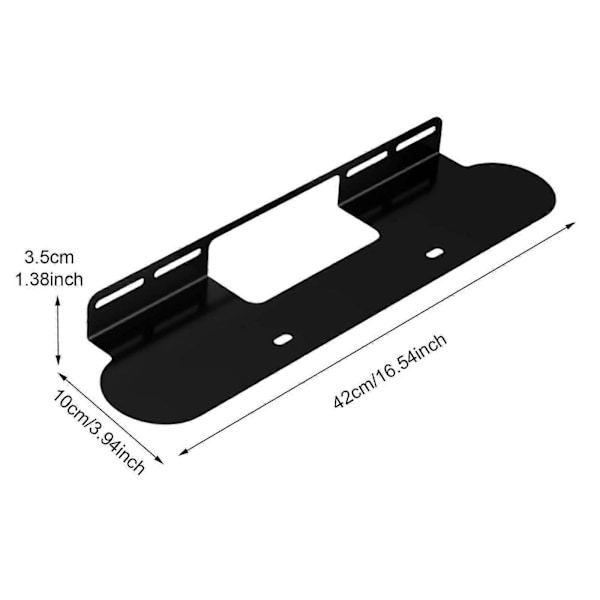 Soundbar Seinäteline Hyllykaiutin Gen 1 Gen 2 Toimisto Olohuoneeseen - Musta - Musta