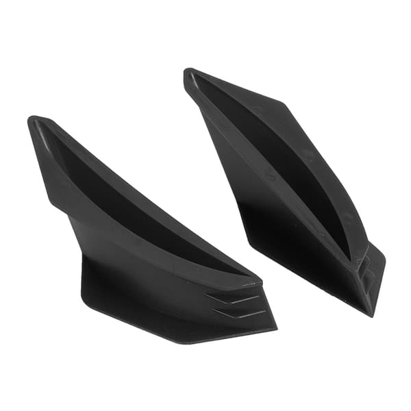 Motorcykel Aerodynamiske Winglets Spoiler Ving Universal Modificerings Tilbehør Sort