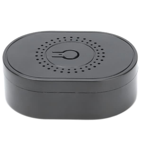 16A Smart Switch Dobbel Kontroll Tidsstyrt Multifunksjonell På Av Kontrollerbryter for ZigBee for Tuya 85‑250V Svart