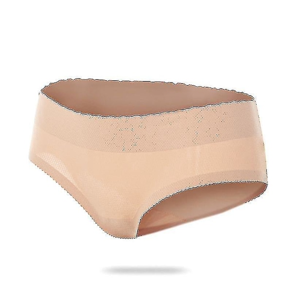 Padded Butt Lifter Shaper Panties for Women, Low-Waist, Beige