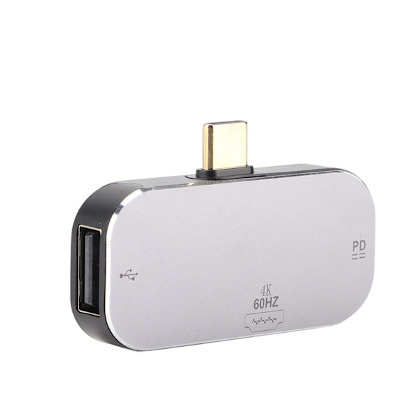 USB C-docka 3 i 1 Typ C hane till HD Multimedia Interface USB A Typ C hona dockningsstation för Windows för Android