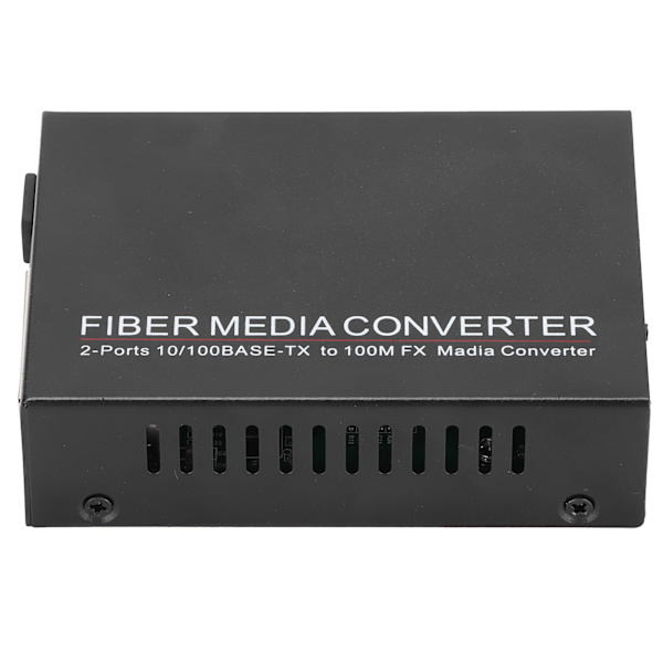 2-portars Ethernet-fiberswitch TBCMC3412ES20A Plug Play Stabil Robust Datornätverksswitchar 100240V(EU-kontakt )