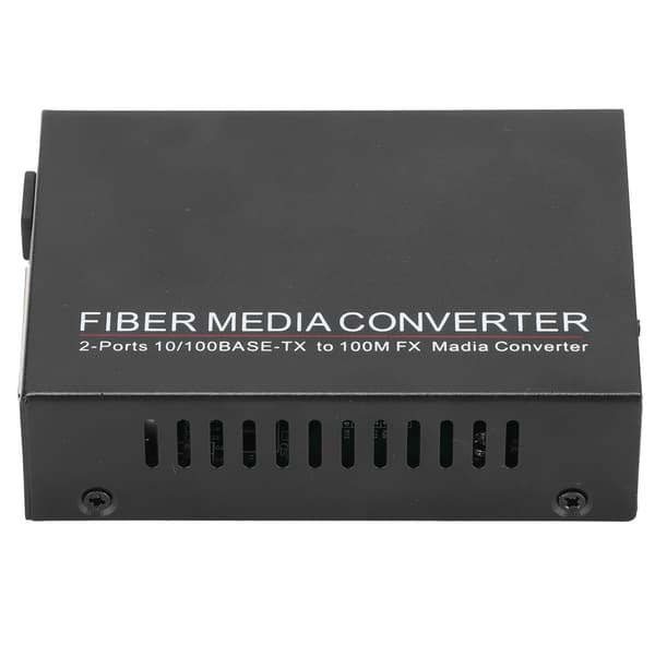 2-ports Ethernet Fiber Switch TBCMC3412ES20A Plug Play Stabil Robust Computer Netværksswitch 100-240V (EU-stik)