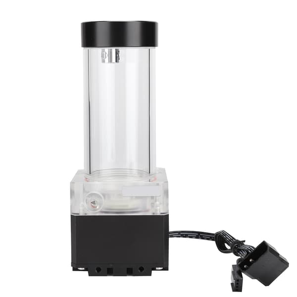 PUB FS6PD-17 Aluminium Anode PMMA POM Datamaskin Vannkjølt Integrert Vannpumpe (Svart)