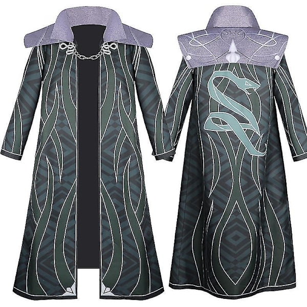 Harry Potter Hogwarts Legacy Vuxen Skolrock Cosplay Cape Kappa XL Slytherin