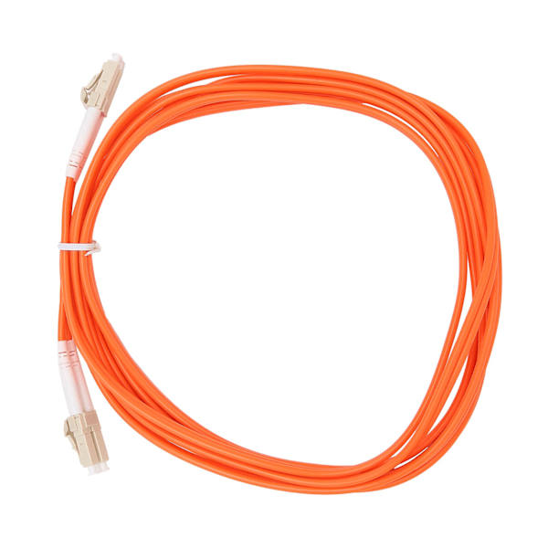 Optisk kabel Multi-Mode Dual-Core LC/UPC optisk fiber för dataöverföring.