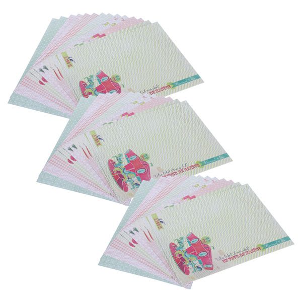 42 stk. DIY Journal Bakgrunnspapir Multi Pattern Fotoalbum Dekorasjonstilbehør