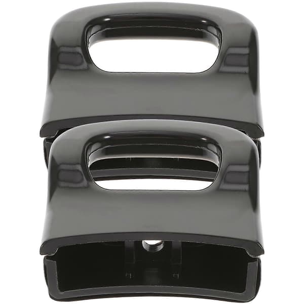 2 Pieces Pot Handle 1-Hole Heat-Resistant Pot Grip Replacement Frying Pan Handle Black Black 6.70X5.70X2.30CM