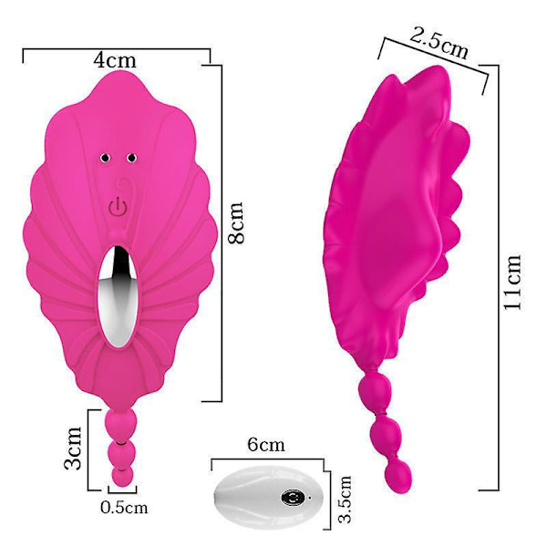 Mini Fjärrstyrd Vibrator för Kvinnor Vattentät Hög Kvalitet Mjuk Säker Present