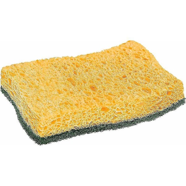 Klassinen hankaussieni, 3 sientä per pakkaus - Valurautapatojen, pannujen, polttimien, puutarhatyökalujen ja grillien puhdistukseen 10X7X2,5cm, vaaleanvihreä