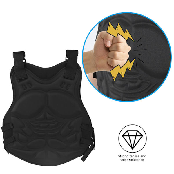 Nylon Sort Vest Beskyttelse Veste til CS Spil Sikkerhed Driver