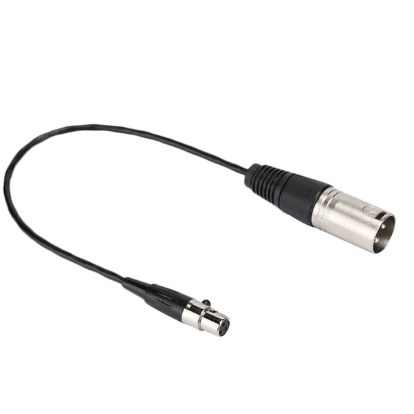 Full Copper Casing Mini XLR 3pin Hunn til Sink Legering Casing XLR 3pin Hann Audio Kabel