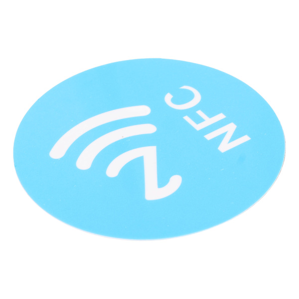 20 STK NFC-klistremerker PET 40 mm lette lesbare skrivbare NFC-etiketter Telefonbaksideklistremerker Blå
