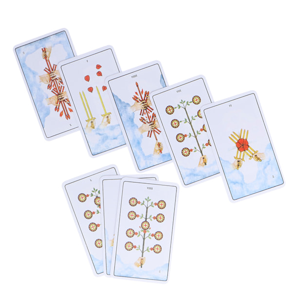 Tarotkort Rudimental Divination Fate Forecasting Tarotkort för familj, vänner och fester