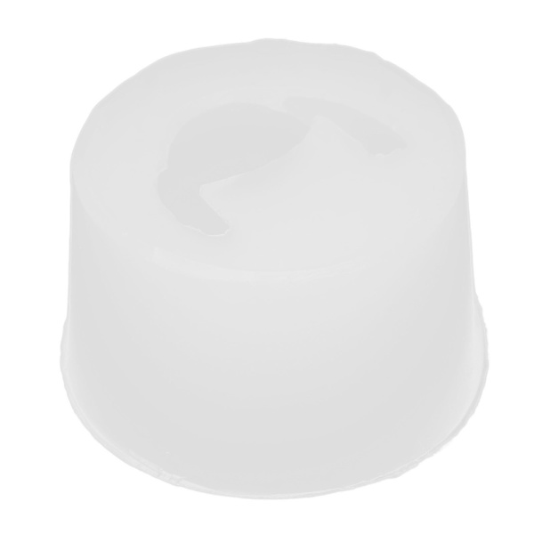 Storlek 4 Form DIY 3D Litet sött djur Vit form för aromaterapiljus