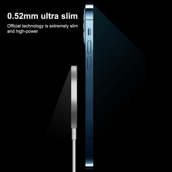 Magnetisk trådløs lader Rask trådløs ladeplate Kompatibel for iPhone 12