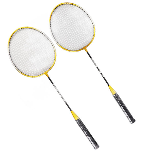 205 Badmintonracket Split Iron Alloy Badmintonracket Set för Amatör Grundläggande Träning Utomhus Bakgårdar Lekplats Gym