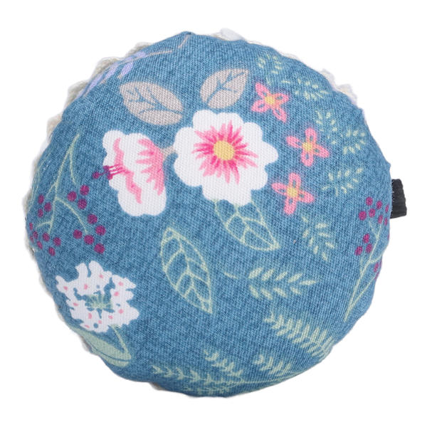 Myke håndleddsstøtte med nålepute, myk og komfortabel, elastisk design, lett, bærbar, trygg og pålitelig, sytilbehør, marineblå blomster
