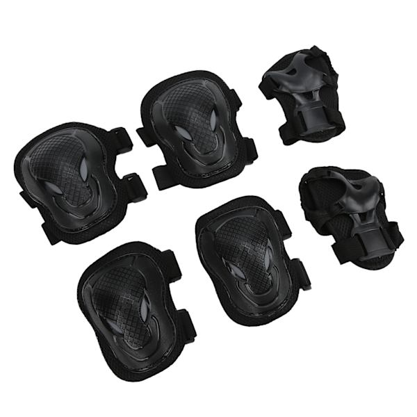 Rullskridsko skyddsutrustning set justerbara knä armbågsskydd handledsskydd bekväma för vuxna