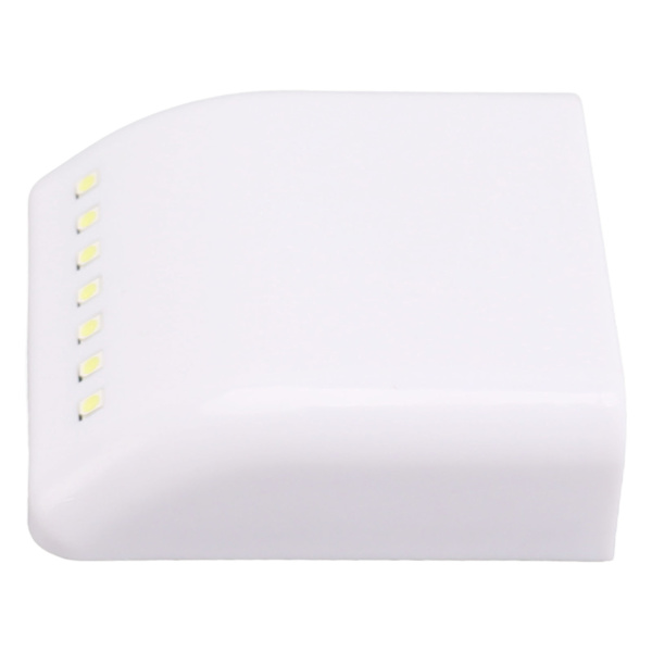 4 sett LED-skaplys 7 LED-sensorlys under skap med 2700K varmt hvitt lys for garderobe skap skuff