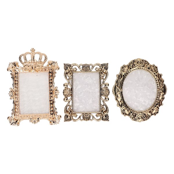 3st Nagelhartspalett Multi display Mixning Nagelfärgpalett för smink Guld Kopparfärg