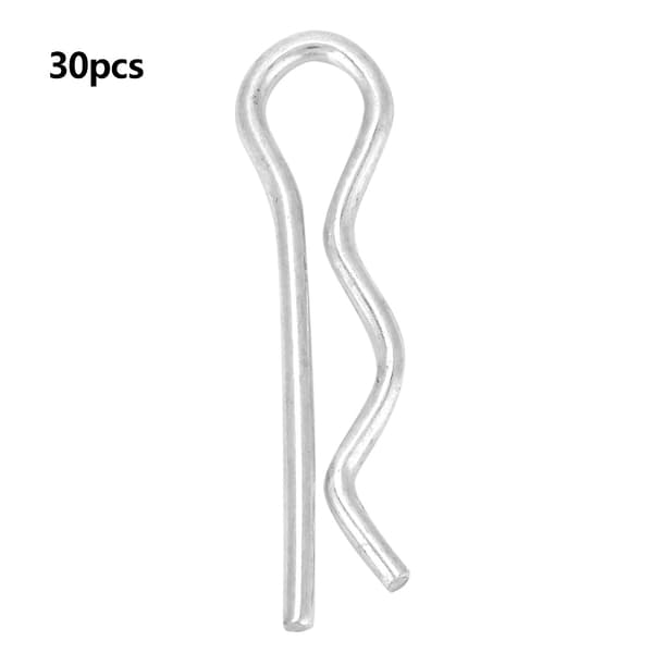 R Splitstift Låsesplint Fastgørelsesclips Lys zinkbelagt (1,8*35mm 30 stk)