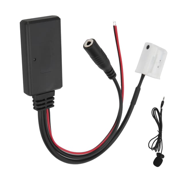 12-nastainen Bluetooth AUX-IN-sovitin mikrofonilla, handsfree-puheluihin, sopii RCD210 RCD300 RCD310