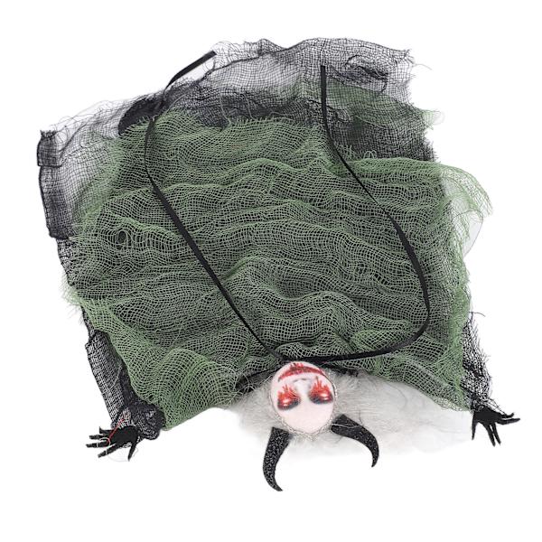 Halloween Riippuva Ghost Sisustus Simulaatio Elävä Hauska Pelottava Halloween-riipus Halloween-juhliin Kummitustalo Vihreä 25x20cm / 9,8x7,9 tuumaa