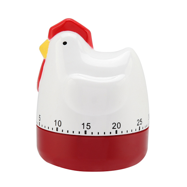 Lovely Chicken Timer Mekanisk Kjøkken Matlaging Vekkerklokke for Home Decor Timing Påminnelse
