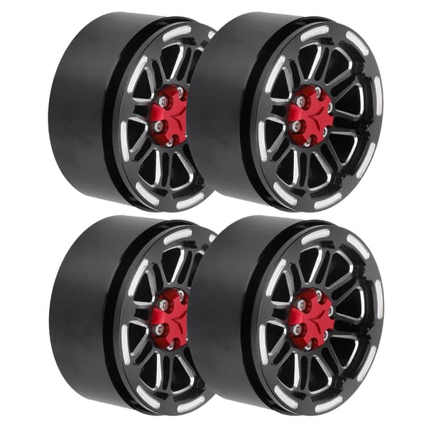 4 stk. professionel CNC metalfælg RC tilbehør passer til 1/10 RC Crawler 1,9 tommer