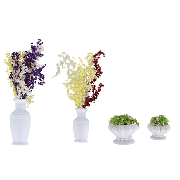 4 st konstgjorda krukväxter set blomkruka landskapsdesign krukväxter set för hem kontor trädgårdsdekoration