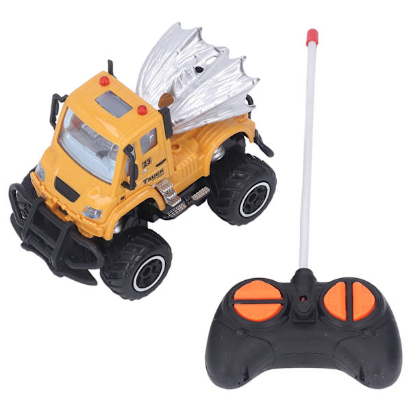 1:43 RC Pickup Truck Barn för Barn Simulerad Fjärrkontroll Bil Leksak Födelsedagspresent för Barn 3 År och Uppåt Gul