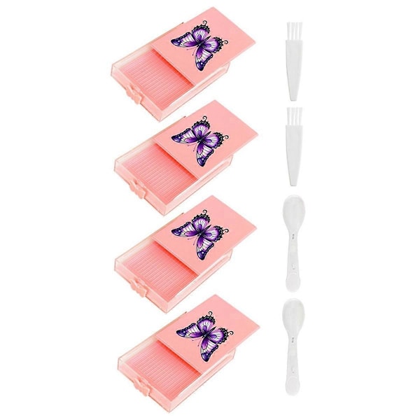 DIY Hantverk Diamantbricka Målning Stapelbar Lådbox E