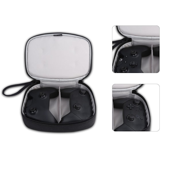 For GSB Game Controller Bag Håndholdt vanntett Ripebestandig Gamepad Beskyttelsesveske for spillkontroller tilbehør 2 24x7x18cm / 9.4x2.8x7.1in