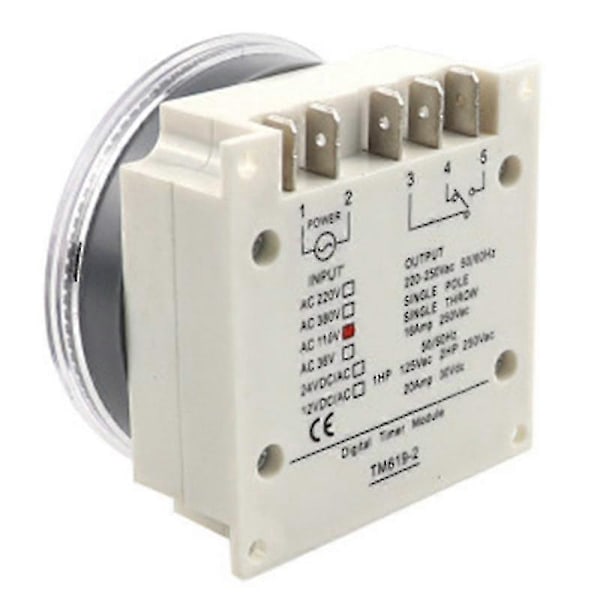 Programmerbar Timer Strömbrytare Relä Digital LCD Veckovis Cn304a Ac 220v 5 Pin