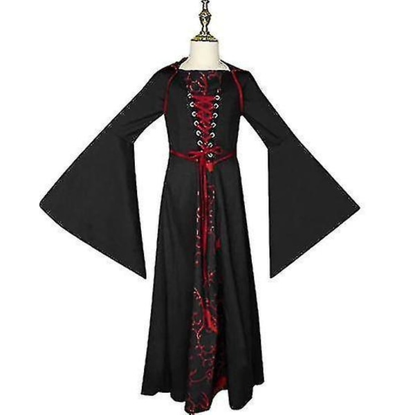 Halloween-kostym för flickor - Vampyrkvinna-klänning