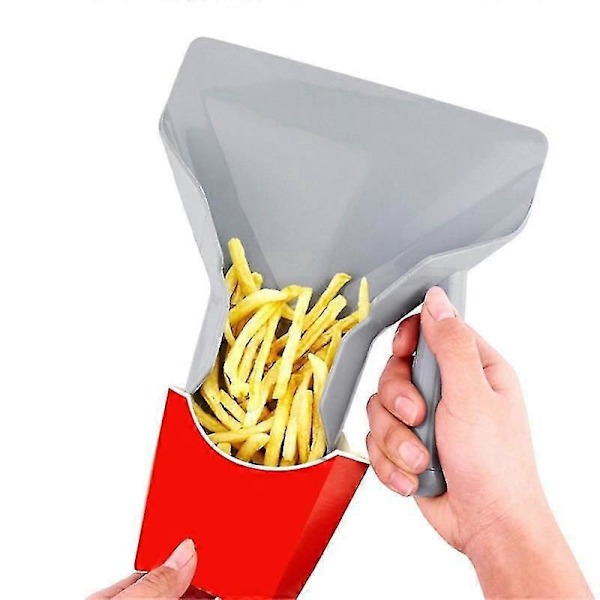 Multifunktionel Chips Scoop Hygiejnisk Plastik Gratfri Praktisk Pommes Frites Skovl til Hjemmet B
