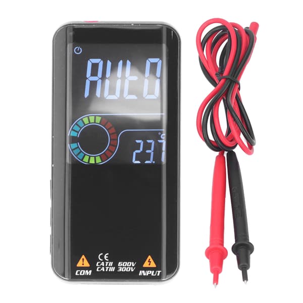 BSIDE Digital Multimeter Smart Farve LCD Display 9999 Tæller Voltmeter Spændingstester S10