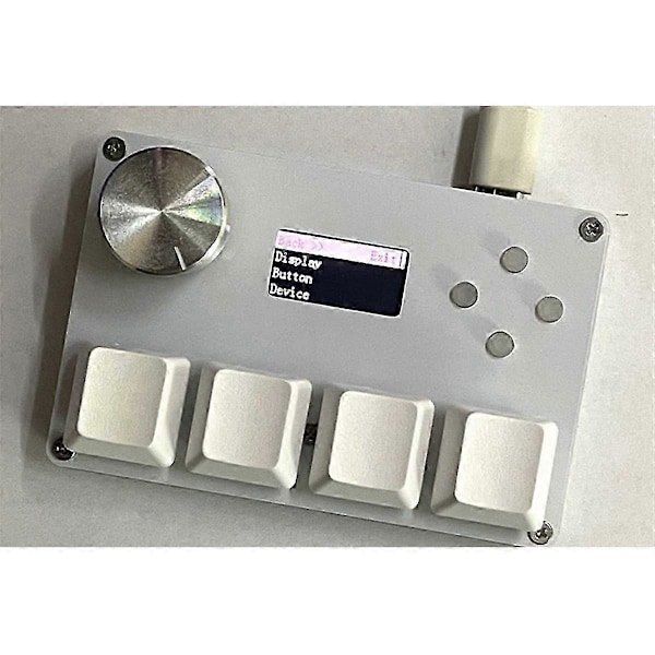 4 Key Mini O3C++ OSU Anpassat Gaming Tangentbord Magnetisk Rosa Switch Tangentbord Ratt Skärm Kopiera Genväg