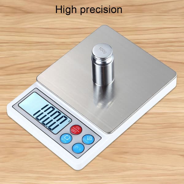 2KG/0.1g Portabel Mini Digitalvåg Elektronisk Våg Hög Precision för Mätning