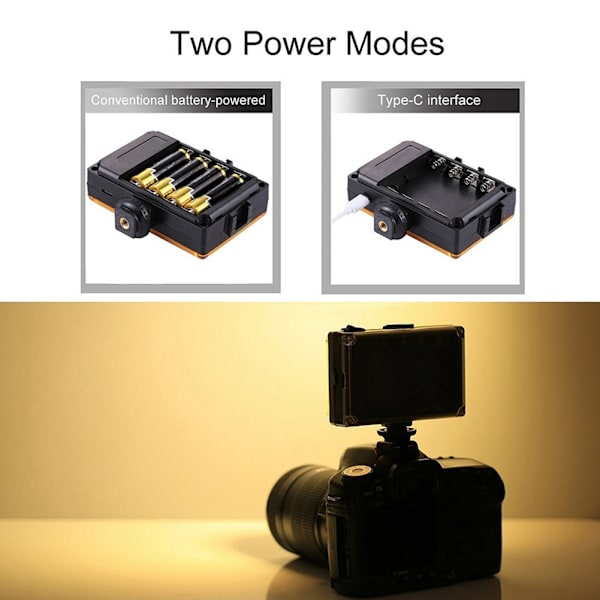 L104LED fotografifyllingslys for speilreflekskameraopptak og -opptak